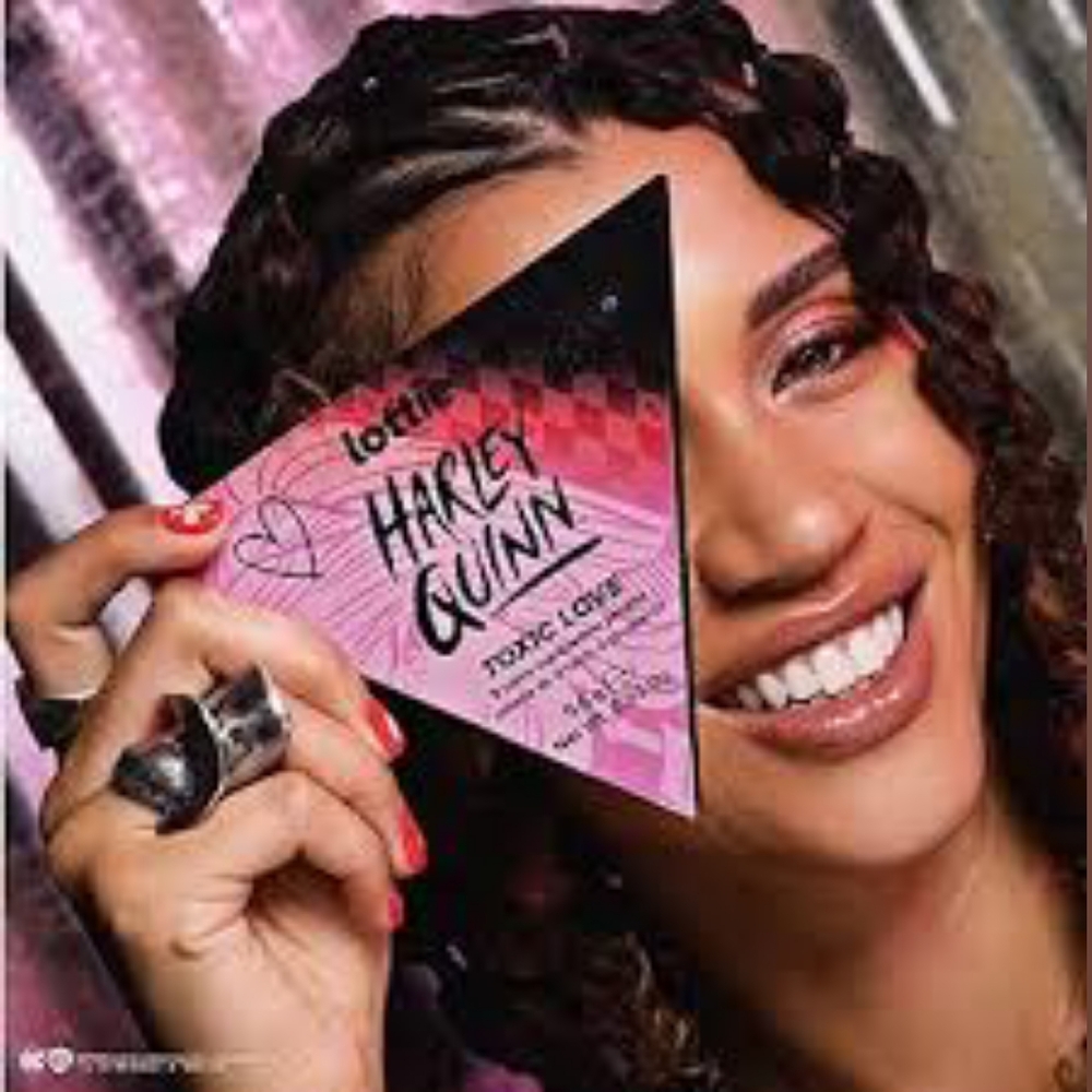 New Harley Quinn 7 Piece Makeup Set By Lottie Women's Makeup Cosmetics - Picture 12 of 17